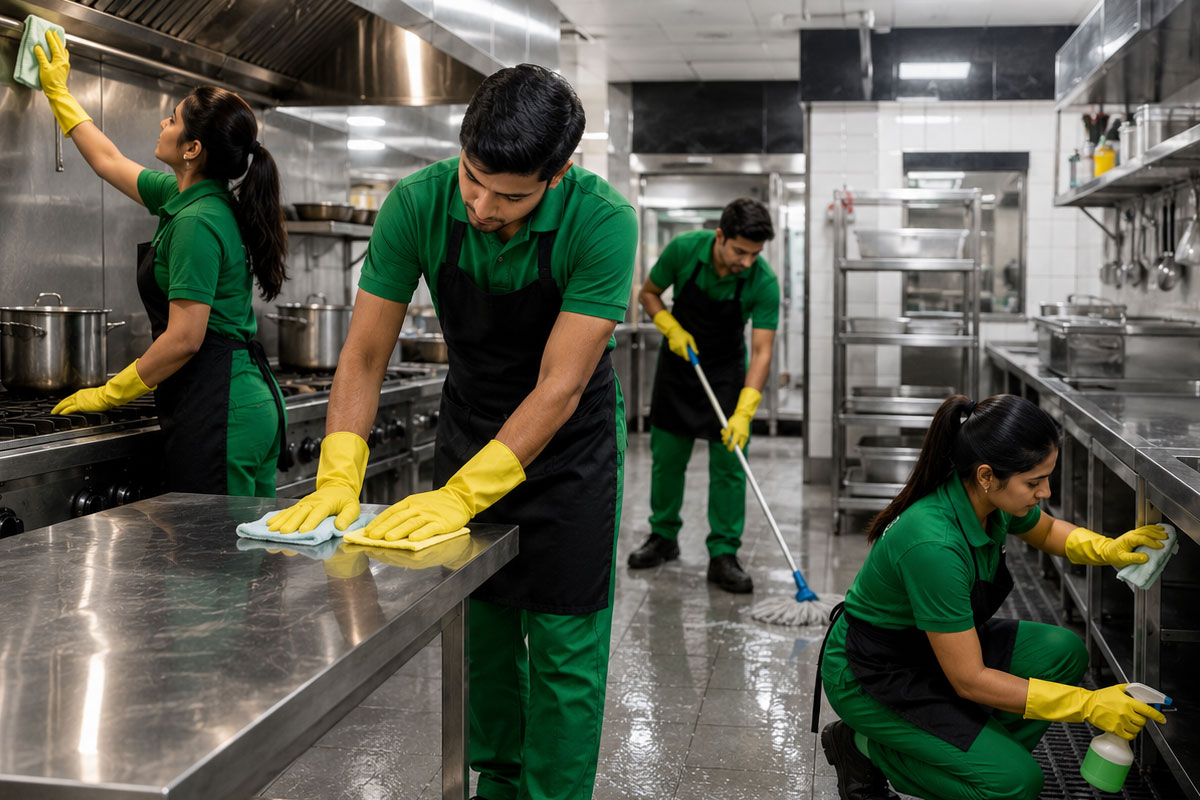 Restaurant Kitchen Deep Cleaning