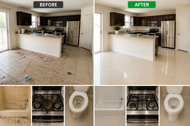 Move in Move out cleaning services